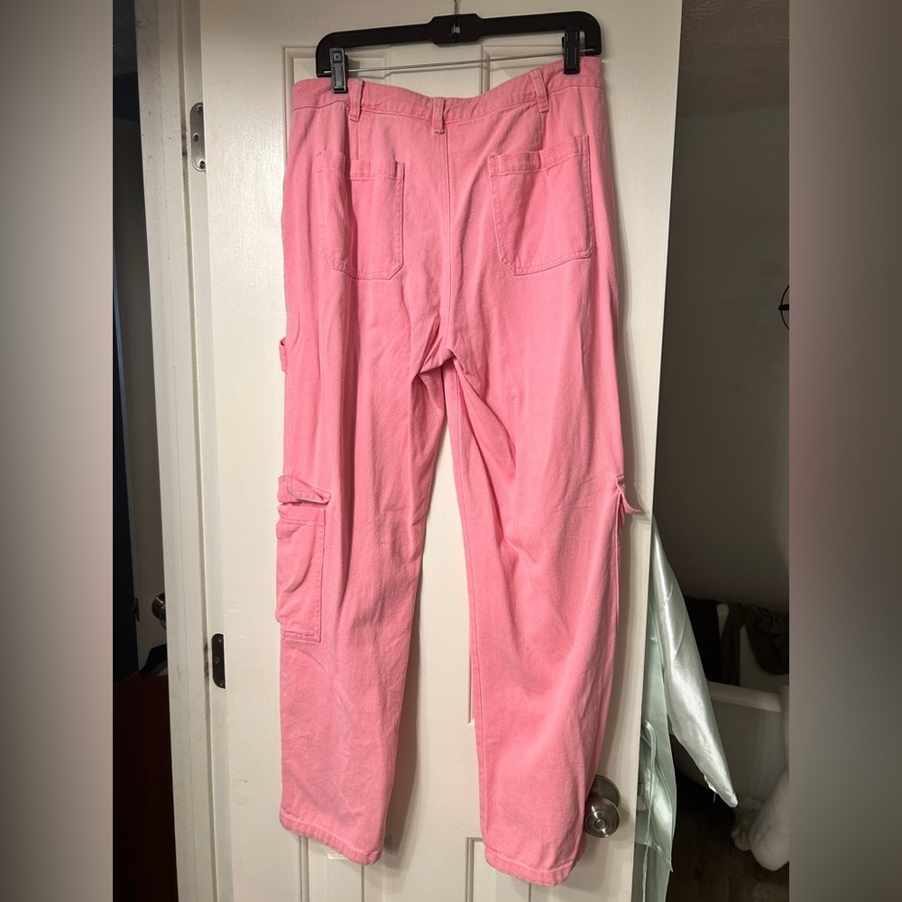 Baevely Pink Cargo Pants from Vici in Size Large - Picture 4 of 7